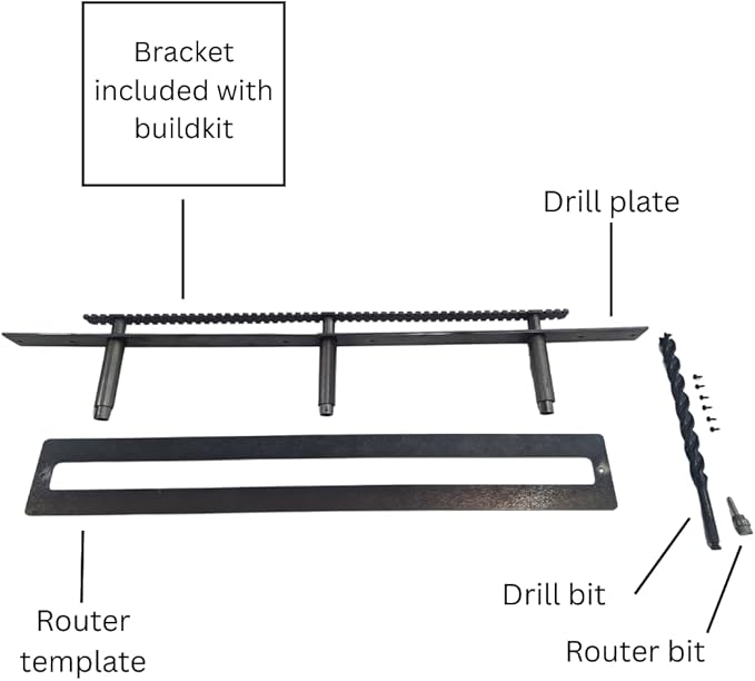Floating Shelf Brackets - Sheppard Brackets - Easy Install - Heavy Duty (28 inch Build Kit)