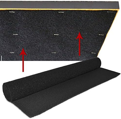 Gun Storage Solutions Rifle Rods Starter Kit with Shelf Liner Gun Organizer System Store More Guns Easy Access for Safety with Nylon Woven Loop Fabric