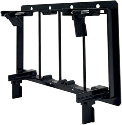 iMBAPrice LV4 Low Voltage Mounting Bracket, 4-Gang | Wall Plate Bracket for Telephone, Network, HDMI, Coaxial & Speaker Cables | Open-Back Low Voltage Mud Ring