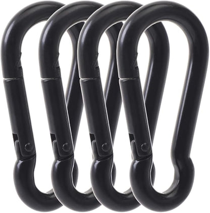 Carabiner Clips, 316 Stainless Steel Carabiner Clip, Heavy Duty Carabiner Hooks, Keychain Carabiners, Multi-Purpose Spring Snap Hook for Dog Leash, Outdoor Camping, Swing, Hammock