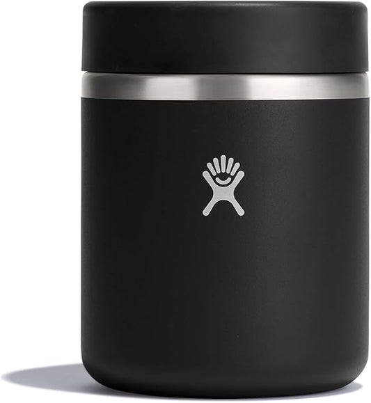 Hydro Flask Food Jar – Insulated Stainless Steel, Snack Travel Container for Hot Food & Soup 28 Oz Black