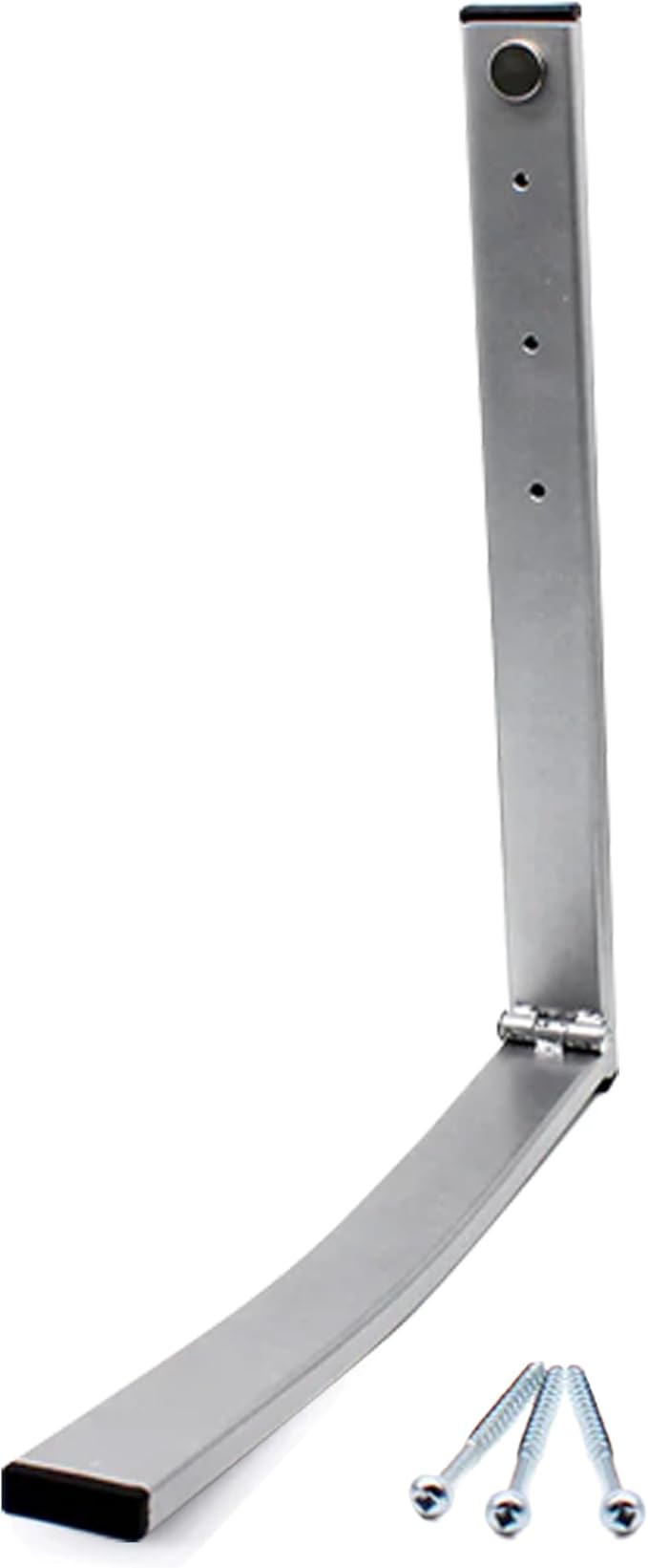 EZ Folding Bracket Large (13 Inch) 1PK Heavy Duty Folding Shelf Bracket - Single Collapsible Wall Mount Bracket, 75 lbs Capacity, Patented Space-Saving Design, Hanger for Garage, Basement