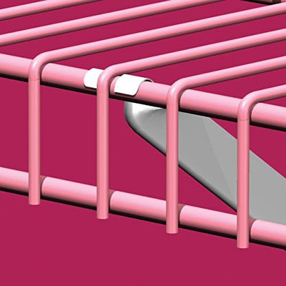 ClosetMaid Wire Shelving Support Brackets for 12 in. & 16 in. Deep Shelves, 12-Pack, with Anchors & Pins for Installation, White