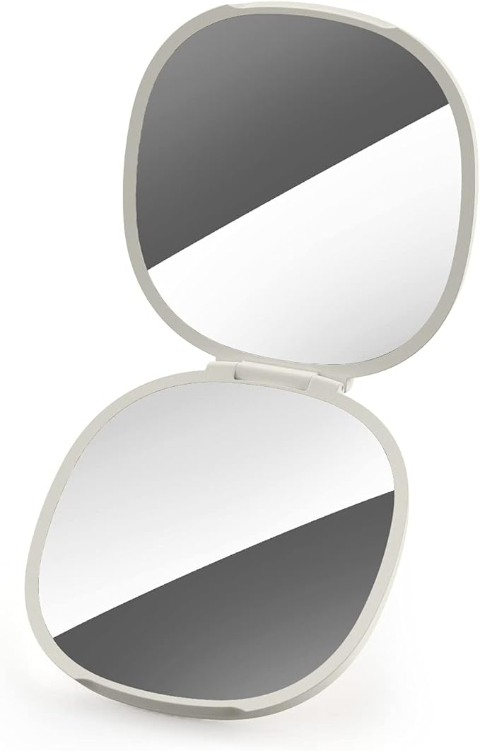 Joseph Joseph 75006 Viva Magnifying Compact Cosmetic Mirror 1x/3x, Shell