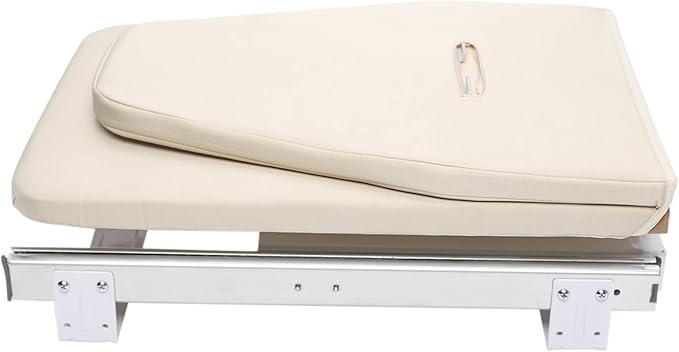 180°Rotation Wall-Mounted Ironing Board Foldable Clothes Ironing Table Pull-Out Stow Away Ironing Board Retractable Small Ironing Storage Station for Home Apartment