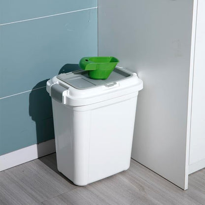 Ashfield & Harkness Airtight Pet Food Storage Container, up to 20 Lbs/ 23 Qt for Dog Cat Bird and Other Pet Food Storage, Easy Acces Including Scoup, Easy Access, Lightweight Keeps Pet Food Fresh