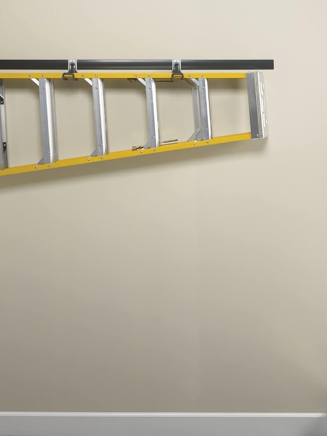 Rubbermaid FastTrack Ladder Hook Garage Wall/Ladder Hanger Wall Mount and Heavy Duty Organization for Home/Garage/Wall/Shed