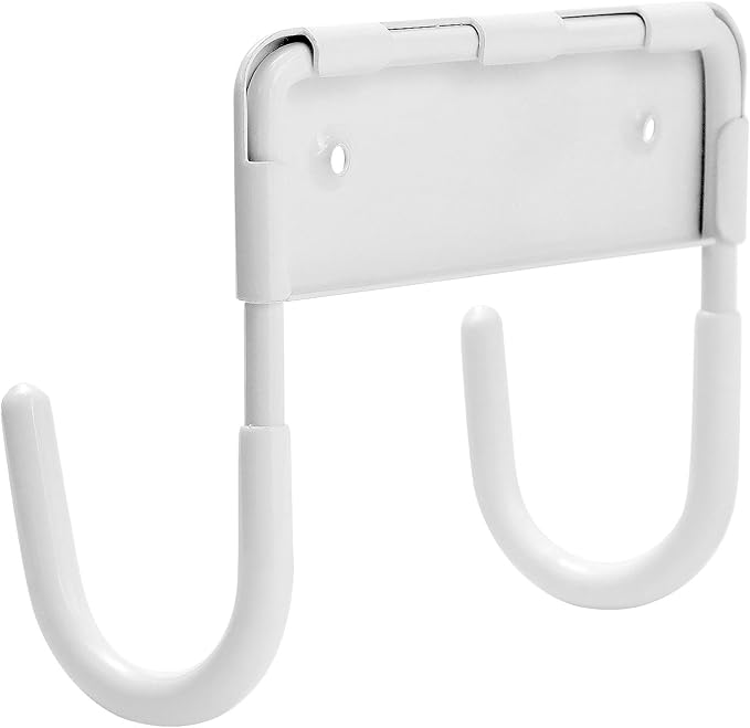 QWORK Ironing Board Wall Mount - Heavy Duty Ironing Board Hanger with 5 Inch Length, Iron Board Hook Wall Mount
