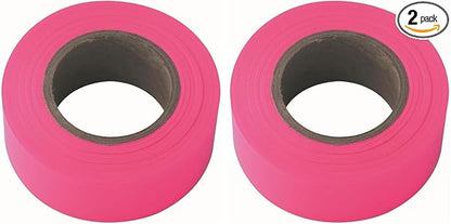 IRWIN Flagging Tape, 150-foot | Glo-Pink | Pack of 2 | Model 65603