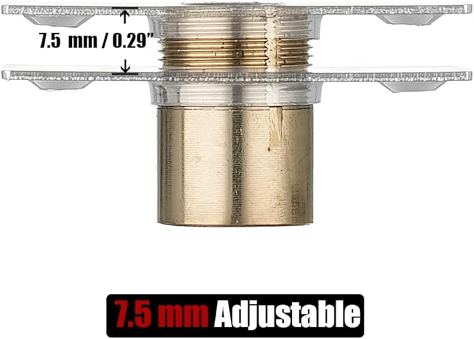 JQK Closet Magnetic Door Ball Catch Hardware, 430 Stainless Steel Catch Adjustable with Strike Plate, Polished Steel Finish 8 Pack, HBC120-BN-P8