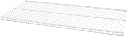Organized Living freedomRail Ventilated Shelf, 48-inch x 16-inch - White