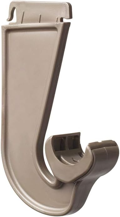 Closet Culture by Knape & Vogt 3 in. Champagne Nickel Snap-in Closet Hook