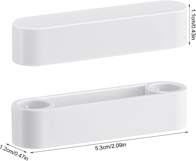 4 Pcs Plastic Rod Spacer Cap Closet Rod Wire Shelf End Caps Closet System Parts Shelf Covers for Wire Shelves
