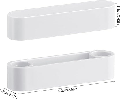 4 Pcs Plastic Rod Spacer Cap Closet Rod Wire Shelf End Caps Closet System Parts Shelf Covers for Wire Shelves