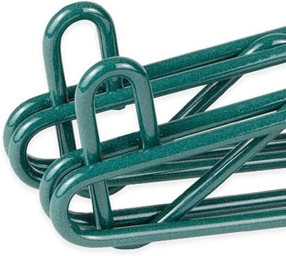 Epoxy Green Wall Mounting Bracket for Wire Shelving | 2 Brackets for Commercial, Retail or Home Use | NSF Certified | Set of 2 Brackets | (18")