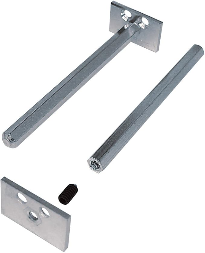 Heavy-Duty Floating Shelf Bracket Supports – Hidden Brackets for Shelves- Easy to Install Floating Shelves for Wall- Durable & Secure Mounting - Shelf Support Brackets for Home, Kitchen, and Office