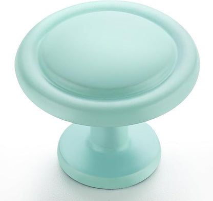 Ravinte 1 Pack 1-1/4 inch Kitchen Cabinet/Drawer/Dresser Knobs Green Zinc Drawer Pulls/Handles