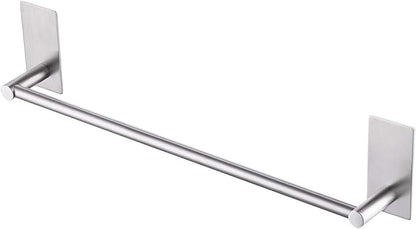 KES Bathroom Towel Holder 17.3-Inch Self Adhesive Towel Bar SUS 304 Stainless Steel Rustproof Brushed Finish, A7000S40-2