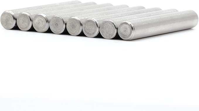 ReplacementScrews Shelf Support Dowel Pins/Pegs Compatible with IKEA Part 101324 (Ivar Bookshelf) - 6x40mm - Plated Steel Pins (Pack of 8)