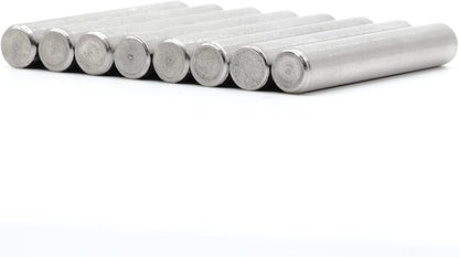 ReplacementScrews Shelf Support Dowel Pins/Pegs Compatible with IKEA Part 101324 (Ivar Bookshelf) - 6x40mm - Plated Steel Pins (Pack of 8)