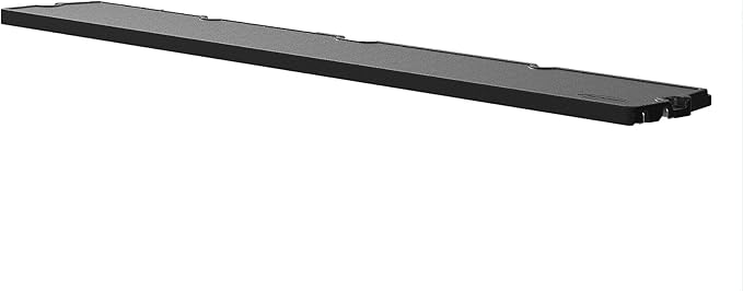 Suncast Horizontal or XL Vertical Shed Shelf Kit, Space Saving Shelving for Wall Mount Outdoor Storage Structures, 50" W x 10.25" D x 1.25" H, Black