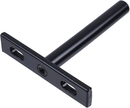 Floating Shelf Brackets 3-inch Heavy Duty Hidden Brackets Black Invisible Shelf Support for Floating Wood Shelves - 4pcs