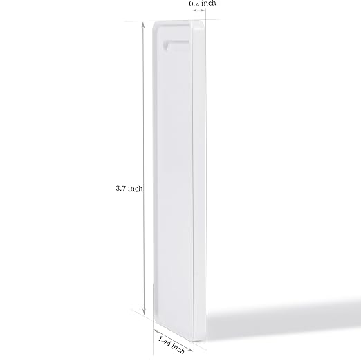 Ultra Slim Wall Holder for Philips Hue Light Dimmer Switch Remote V1, UHOLDZU Aluminum Invisible Remote Control Holder for The Hue Dimmer Switch Wall Plate Replacement (White)
