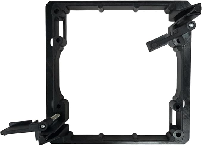 iMBAPrice LV2-1 Low Voltage Mounting Bracket, 2-Gang, 1-Pack | Dual Gang Wall Plate Bracket for Telephone, Network, HDMI, Coaxial & Speaker Cables | Low Voltage Mud Ring
