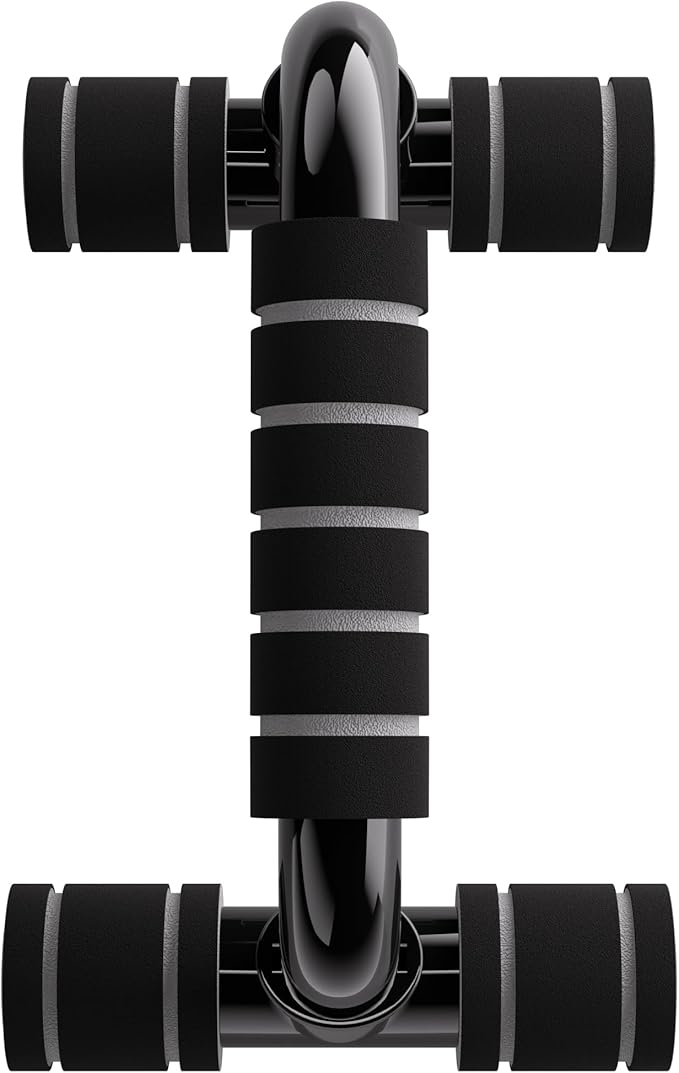 READAEER Push Up Bars Gym Exercise Equipment Fitness 1 Pair Pushup Handles with Cushioned Foam Grip and Non-Slip Sturdy Structure Push Up Bars for Men & Women