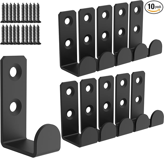 Hooks for Hanging Stainless Steel Heavy Duty Coat Hook Wall Hooks Robe Hanger Hooks Hanging Hat Key Holder for Towel and Bags Indoor Outdoor (Square, Normal)