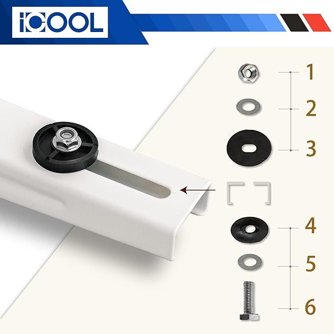 ICOOL Mini Split Wall Mounting Bracket for 9000-36000 BTU Universal Ductless Air Conditioners, Heat Pumps, Compressors & HVAC Systems, Outdoor Heavy Duty Foldable Wall Mount Condenser Bracket