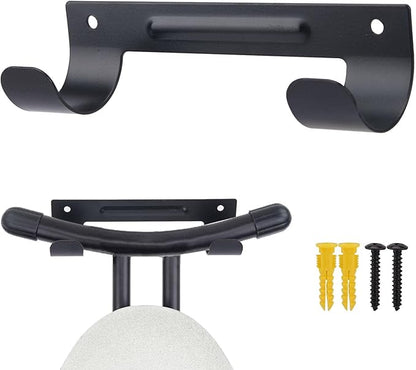Ironing Board Hanger Wall Mount, Ironing Board Holder with Screws, Ironing Boards Storage Organizer Wall Bracket Ironing Board Hook for Y-Leg or T-Leg Ironing Boards Towels