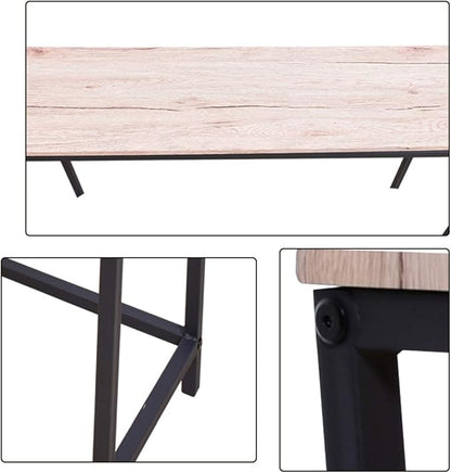 HOMERECOMMEND Console Table for Entryway Narrow Sofa Tables Entryway Table Rustic Narrow Entrance Console Tables Front Door Console Table Accent Table for Living Room Corridor Hallway White Oak