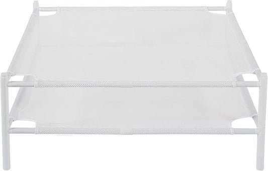 STO STO Sweater Drying Rack, 2-Pack Stackable Mesh Clothes Drying Rack, Laundry Drying Rack for Sweaters, Socks, Toys, White