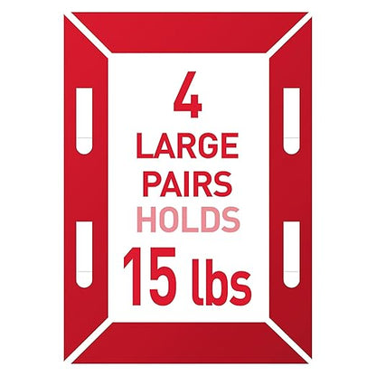 Command 15 lb & 10 lb Large and Medium 28 Pairs Picture Hanging Strips (56 Strips), Damage-Free Hangers for Picture Frames, No Tools Required, Great for Home Room Wall Decor, White Adhesive
