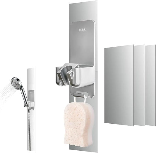 Modular Magnetic Handheld Shower Head Holder, 5-Section Customizable Sliding Rail with Tool-Free Adhesive Installation, Adjustable Height and Angle for Shower Chairs, Kids, Pets, Elderly, RV, Bathtub