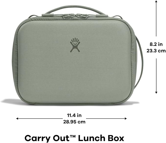 Hydro Flask Carry Out Lunch Box – Insulated Adult Lunch Cooler for Men and Women 5 L Beachplum Black