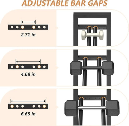 Dumbbell Rack Stand Only, Weight Rack for Home Gym, Heavy-Duty Kettlebell Rack, 3 Tier Adjustable Weight Storage Racks, Space-Saving Home Gym Organizer