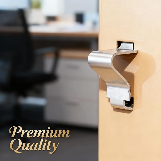 20Pcs Shelf Clips,Compatible with Sandusky Cabinets,Adjustable Heavy Duty Metal Shelving Supports Clip,Fits Most Kinds of Metal Cabinets,Heavy Duty Supports for Office Files,Tools&Storage Organization