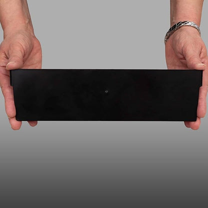 Akro-Mils 40170 Plastic Width Dividers for 4" Tall Shelf Bins Models 30170, 30178, and 30174, Custom Storage Inserts for Tools, Crafts & Supplies, 24-Pack, Black