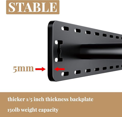 1 Pack Large Shelf Brackets Long Floating Shelf Bracket Invisible Floating Shelf Hardware Heavy Duty Floating Mantel Brackets(43"X4"X3" with Tools)