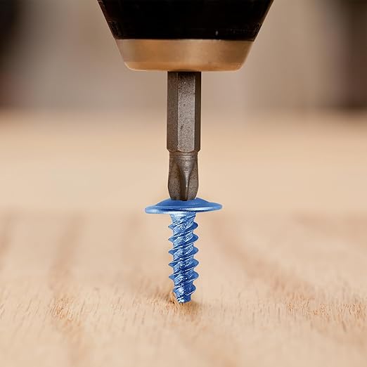 (200 pcs) Wensilon #10×1-1/4" Phillips Truss Head Wood Galvanized Iron Quick Metal Self Tapping