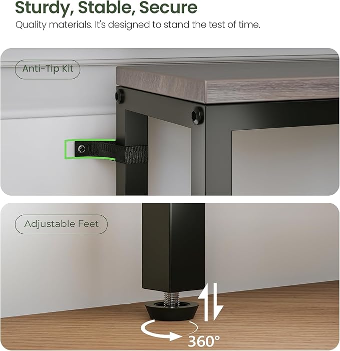 102.4" Behind Couch Table with 2 Fast Charging Stations, 7.1" Narrow Skinny Sofa Table with 4 Power Outlets, 4 USB-A, 2 USB-C for Console Entryway, Black Oak
