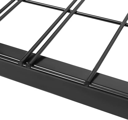 Garage Lifting Storage Rack, 250lbs Adjustable Overhead Garage Storage Rack Heavy-duty 4x4 FT Garages Ceiling Storage Lift Max. Adjustable Height 96in (Matte Black 250Lbs)