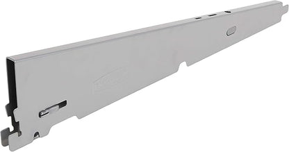 Rubbermaid Garage FastTrack Bracket 16" Deep Shelf Bracket with Speed Clips Satin Nickel Wall Mounted Storage System for Home/Garage/Tool Organization
