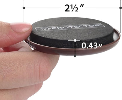 Furniture Sliders for Carpet X-PROTECTOR - 16 PCS Moving Pads 2 1/2" - Sliders for Furniture. Move Your Furniture Easily with Reusable Furniture Moving Sliders for Carpets!