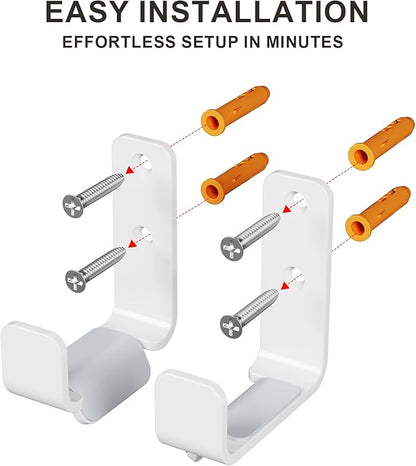 Ironing Board Holder 304 Stainless White, Ironing Board Hanger Y T Leg Heavy Duty Iron Board Holder Hook for Laundry Room