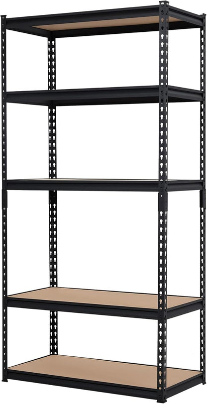 GarveeHome Heavy Duty Storage Shelves - 5 Tier 36 * 18 * 72 in, Adjustable Garage Storage Shelving, Metal Storage Utility Rack Shelf Unit