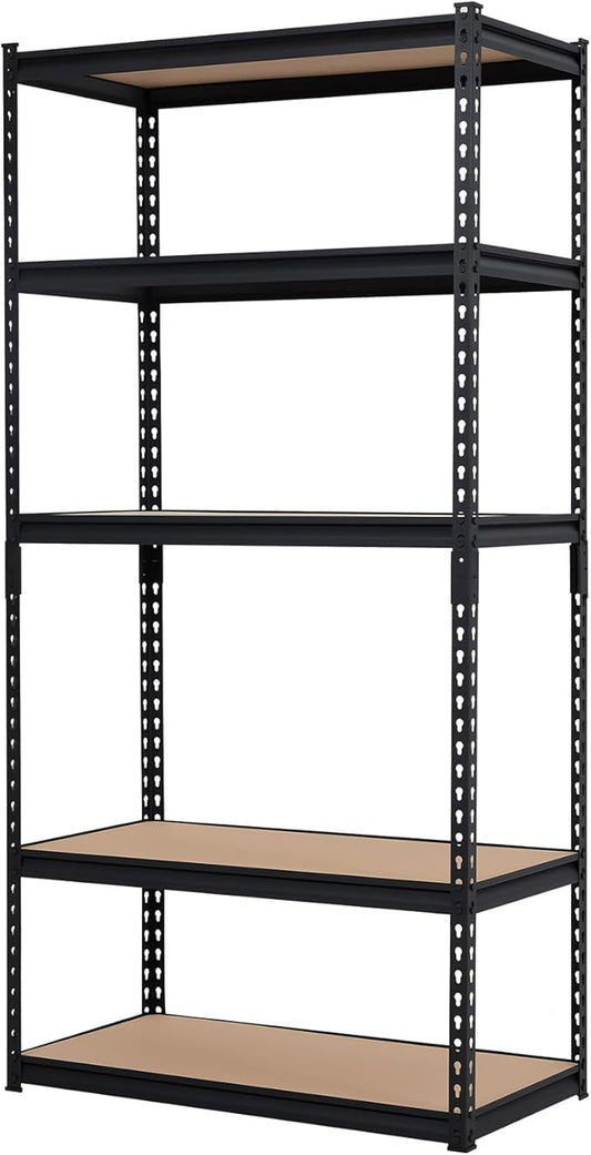 GarveeHome Heavy Duty Storage Shelves - 5 Tier 36 * 18 * 72 in, Adjustable Garage Storage Shelving, Metal Storage Utility Rack Shelf Unit