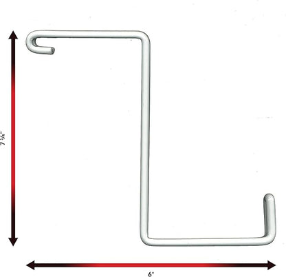 HyLoft 00212 Add-On Storage Hook Accessory for HyLoft Model-540 Ceiling Rack, 4 Count , White